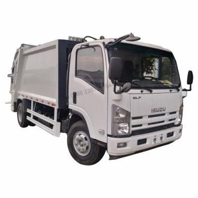 Best Price Japan 700p 6m3 Euro4 Euro5 Compressed Garbage Truck Dimensions