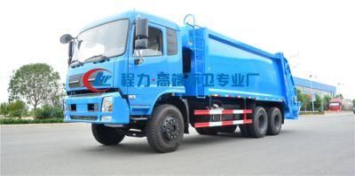 Dongfeng 6X4 15m3 20cbm Rear Loading Hydraulic Waste Management Garbage Truck