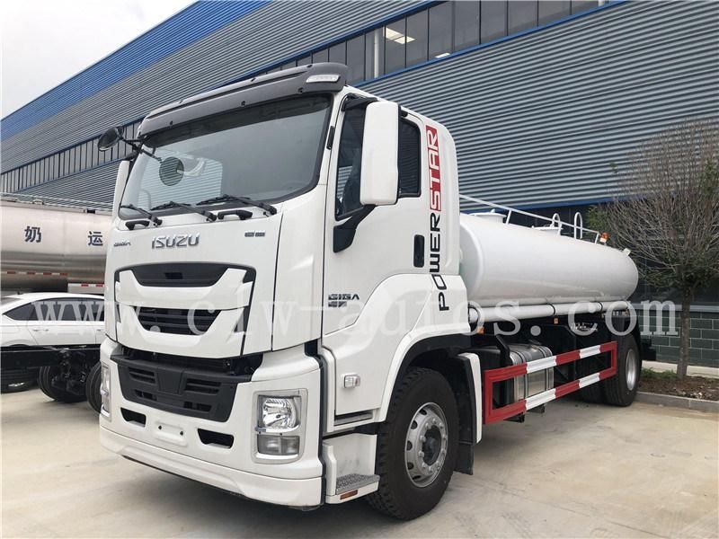 Hotsale Isuzu Giga 6000L Water Delivery Tank Water Sprinkler Truck Water Bowser Tank Truck