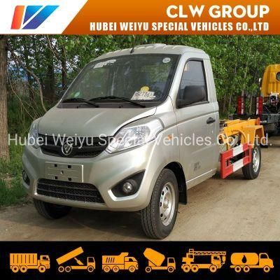 Foton New Model 4X2 Mini Hook Lift Garbage Truck Hydraulic Arm Roll Garbage Truck 3 Tons.