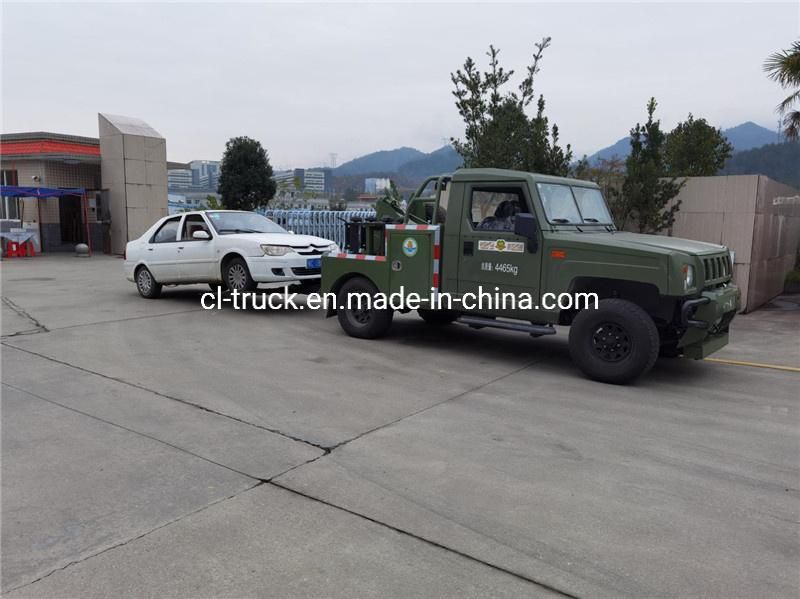 Factory Selling 4X4 Military Pickup Wrecker Tow Truck