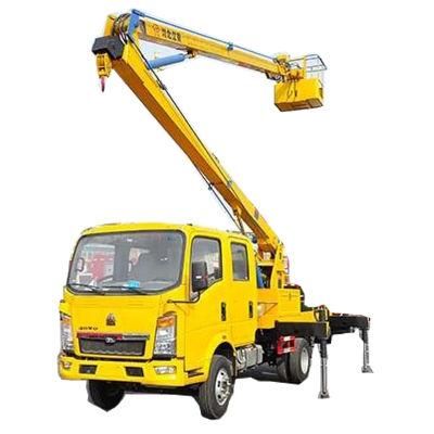 Aerial Work Platform HOWO Truck Mounted (14m-18m Bucket Man Lift)