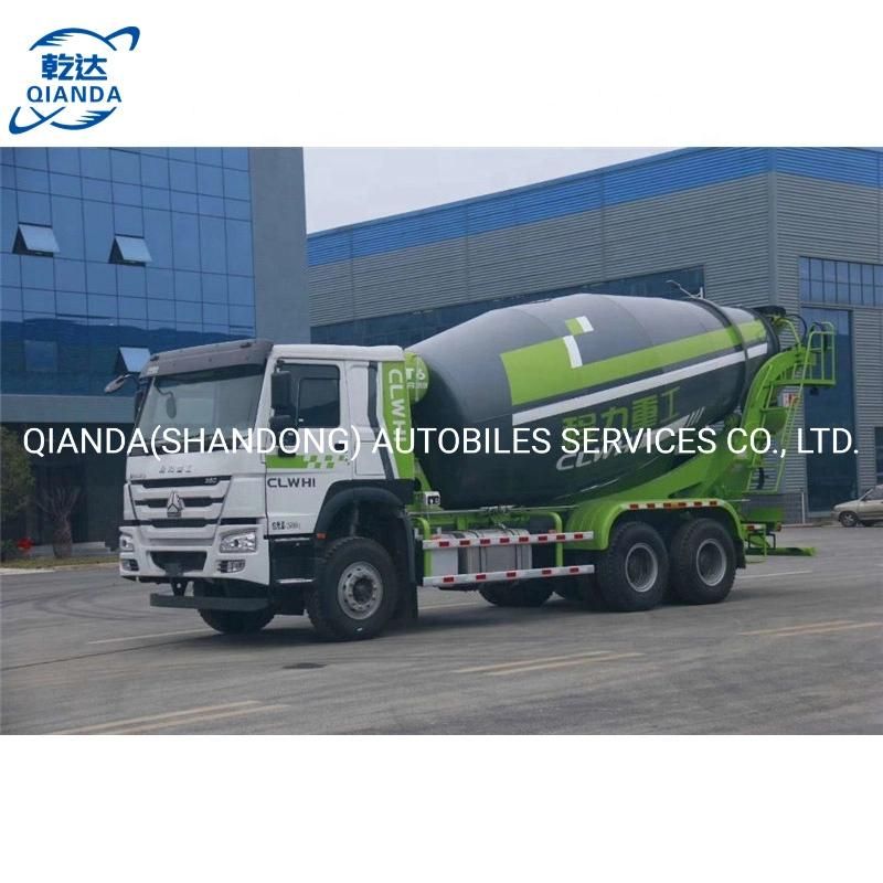 Export High-Quality Second-Hand Concrete Mixer HOWO 10-20m3 Cement Mixing Tank Truck