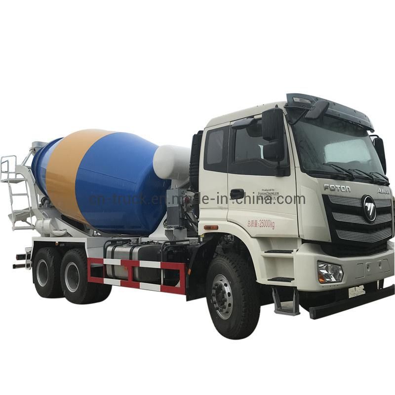Good Price Foton 8000L 9000L 10000L 12000L Concrete Mixer Truck