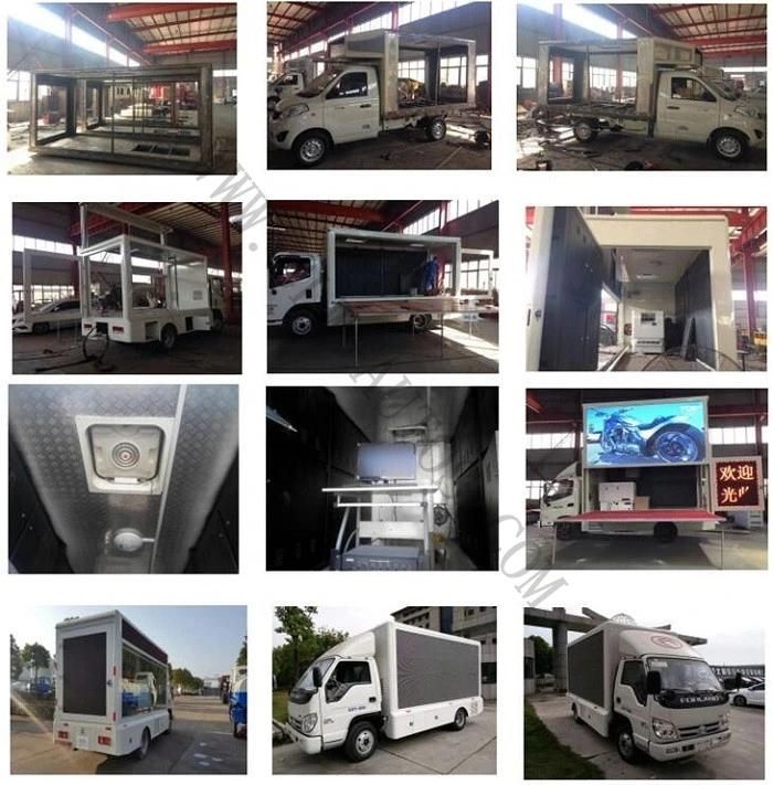 Outdoor Full Color P4 P5 P6 Mobile Truck LED Screen Advertising Display Mobile Stage LED Billboard Truck