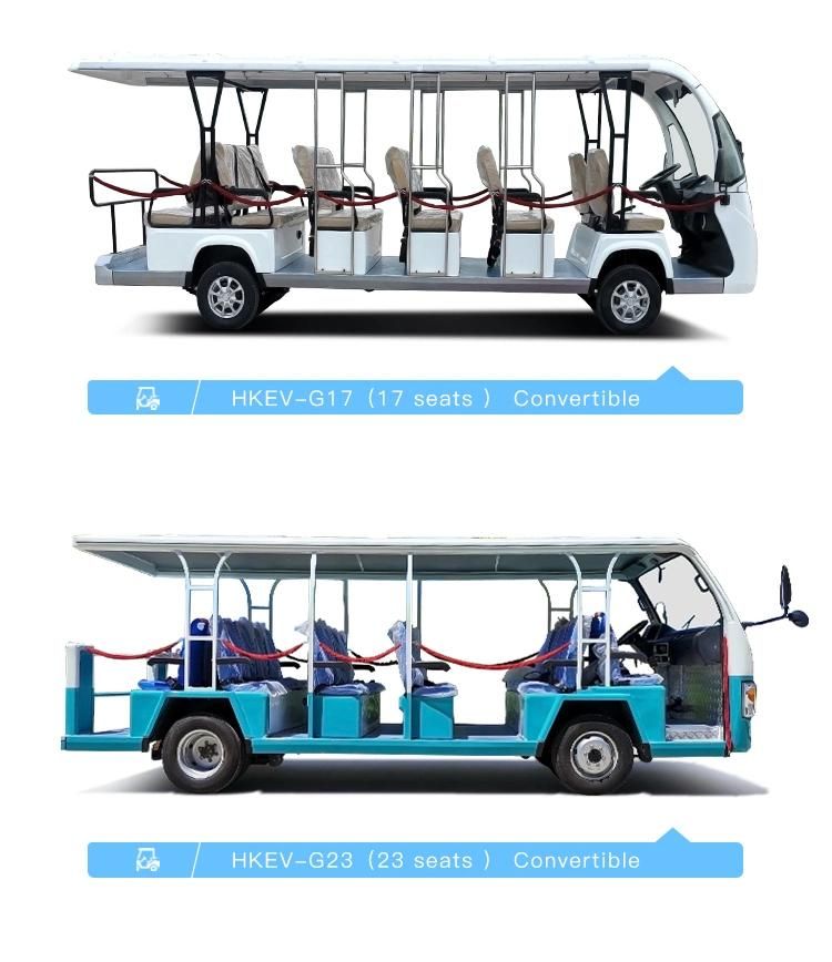 Amusement Park Scenic Spot Haike Shandong, China Car Sightseeing Bus