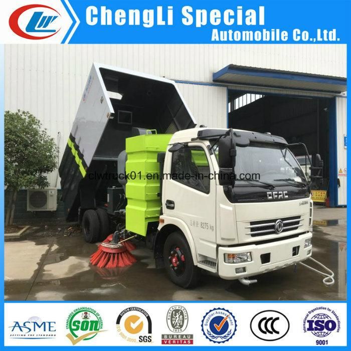 Environmental 4X2 5000liters Road Sweeper Truck with Water Spraying