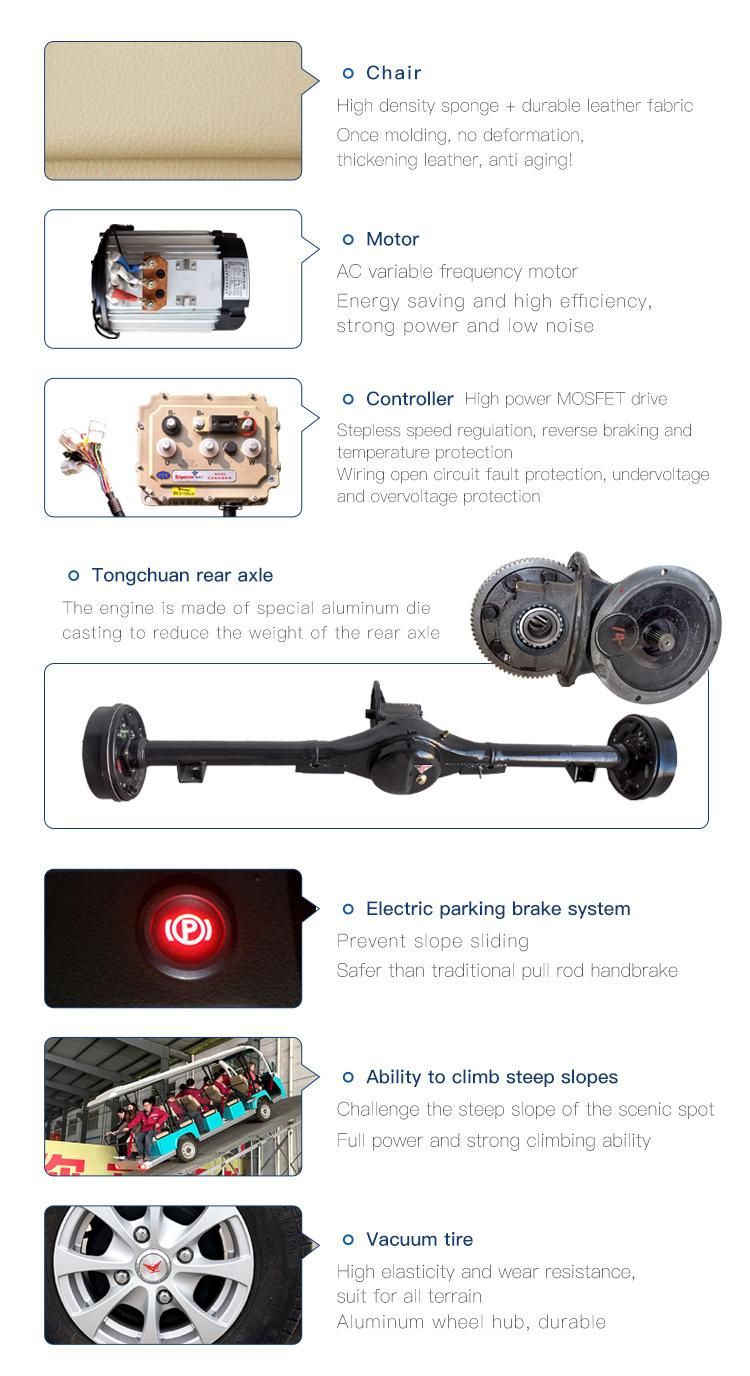 Pedestrian Street Hotel Haike Shandong, China Electric Vehicle Bus Hkg-A0-11