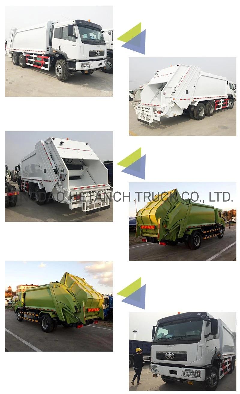 Experienced heavy duty 6X4 truck mounted new compactor garbage truck