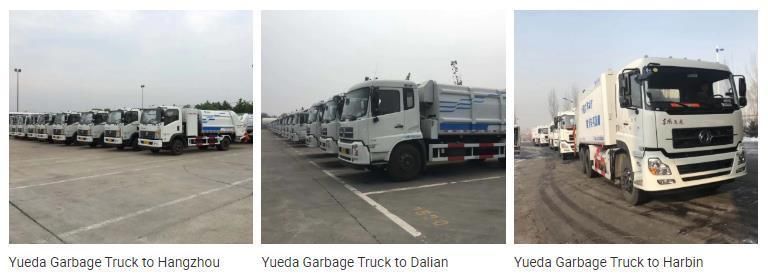 Yueda 12m3 8T garbage compactor refuse truck