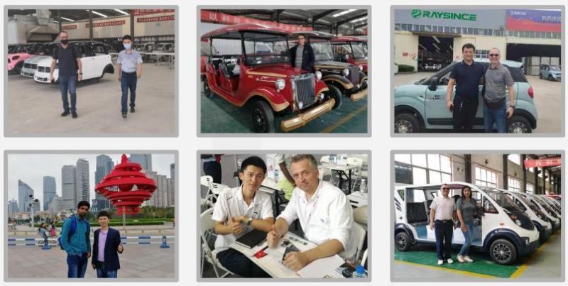 Factory Directly Supply Electric Vehicle Ready to Ship 5 Seater Electric Car with Alarm Light