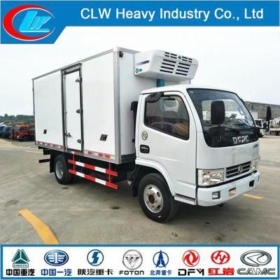 4X2 Mini Refrigerated Van Trucks for Sale Capacity 4 Tons