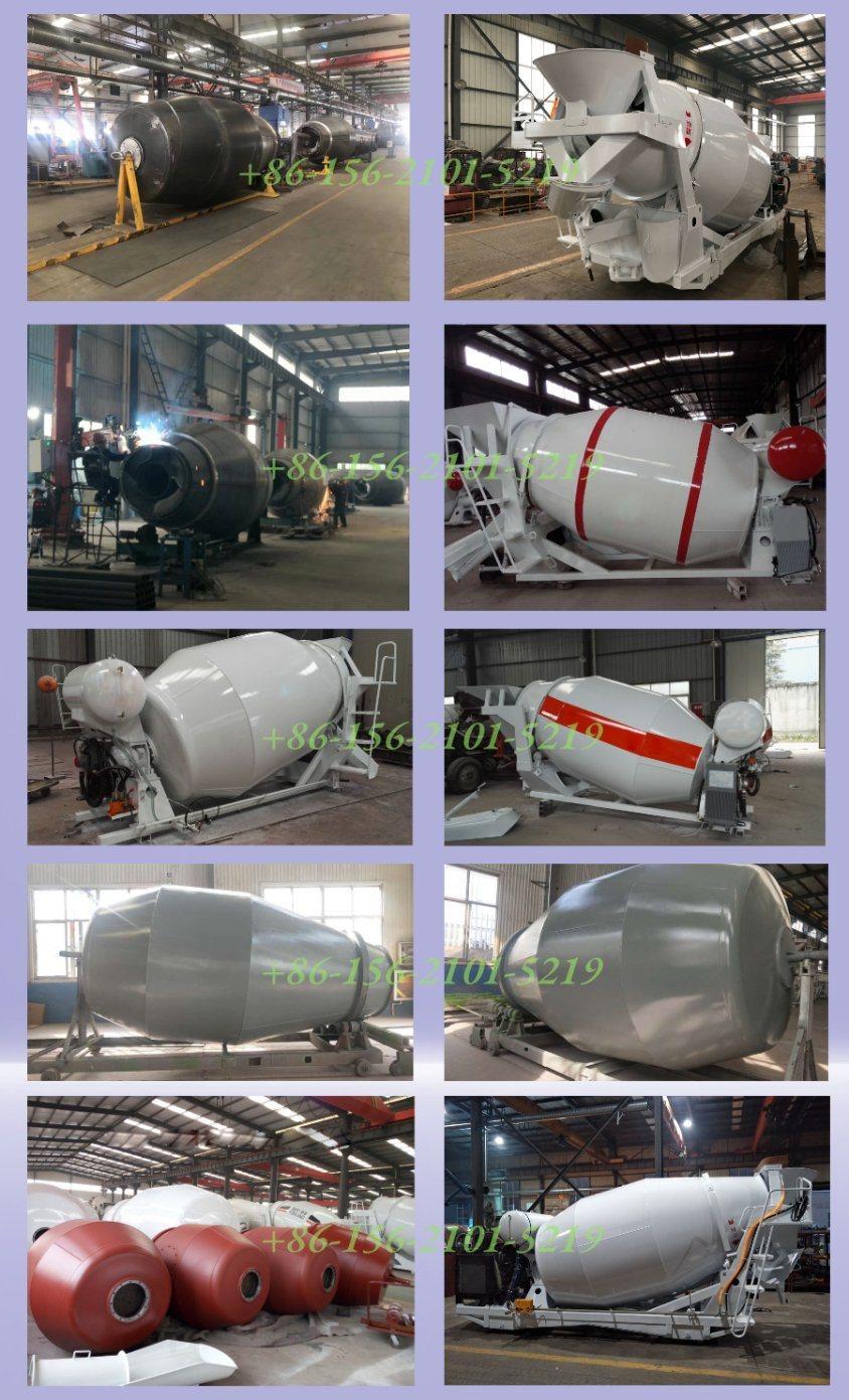 Bueno Brand 15cbm Material Cement Concrete Mixer Drum for Isuzu Mitsubish Fuso Nissan Man Concrete Mixer Truck Chassis