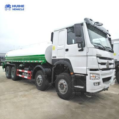 Used Water Tanker Truck HOWO Left Hand Drive Water Tank Truck with Good Conditions From China for Sales