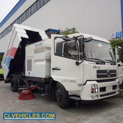 190HP 10tons Street Vacuum Sweeper Cleaning Truck
