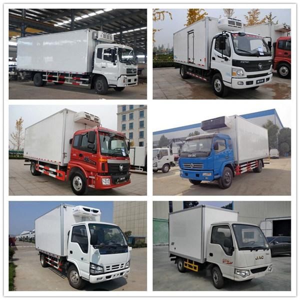 Foton 5tons 8tons 10tons Refrigerator Van Truck for Frozen Seafood