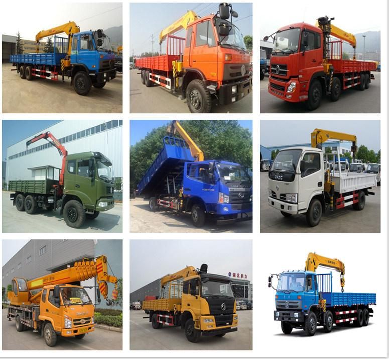 Factory Supplied Dongfeng 8X4 Right Hand Drive 10 Ton Truck Mounted Crane Low Price for Sale