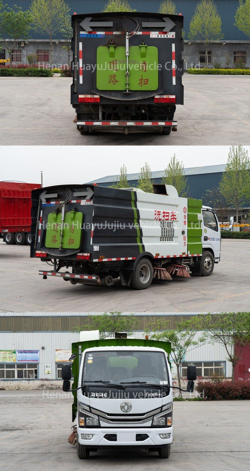 Brand New Dongfeng 4X2 Diesel Trucks Road Sweeper for Sale