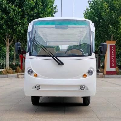 Professional Economic Large Capacity 11 Seater Sightseeing Electrical Buses