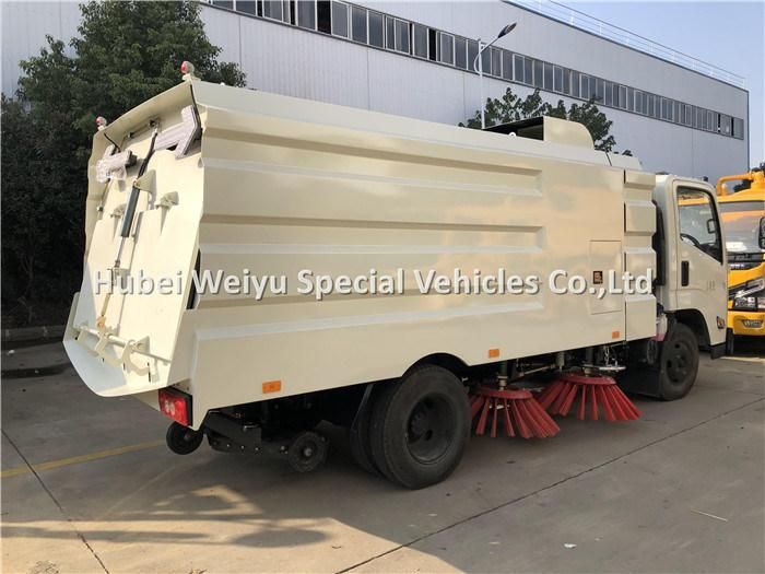 New JAC Dong Feng 8-10cbm Road Sweeper Truck Runway Sweeper Truck with 4 Brush