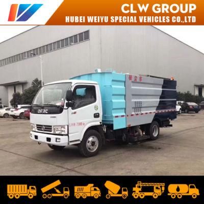 Customized Design Dongfeng Small Cleaning Vehicle for Dust Suction Brushes Optional