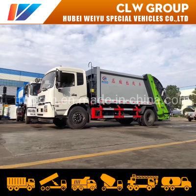 Dongfeng 4X2 10cbm Rear Loader Garbage Compactor Truck Compressed Garbage Truck Waste Compressed Trucks