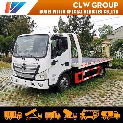 4ton Wheel Lift Foton Towing Wrecker Rollback Car Carrier Truck Flatbed Wrecker Truck for Sale