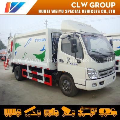 Foton Ollin 8cbm 4X2 Compactor Garbage Truck Trash Collection Truck