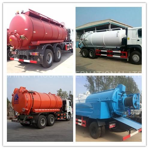 16000 Liters 20ton Sinotruk HOWO 336HP 4X2 Sewage Suction Truck