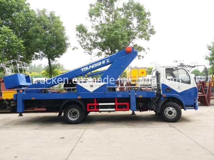 20meter 22meter 24meter Dongfeng Insulated Bucket Aerial Platform Sky Lift Truck with 1ton Hoisting Hook