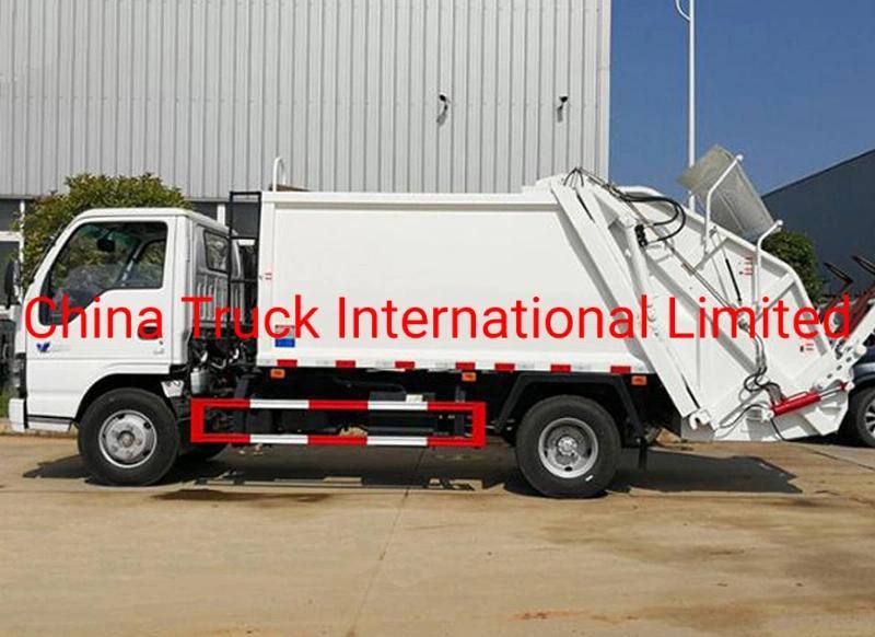 Isuzu Npr 600p 4*2 120HP Used Compactor Garbage Truck