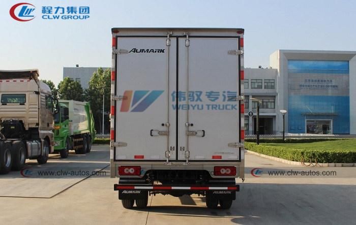 Foton 5 Tons Fresh Seafood Vegetables Vaccine Transport Refrigerated Vehicles Freezer Van Truck
