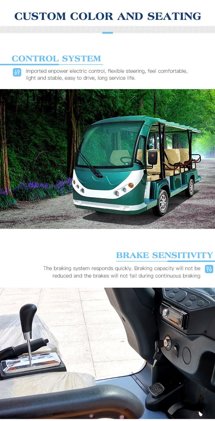 Pedestrian Street Hotel Haike Shandong, China Electric Vehicle Bus Hkg-A0-11