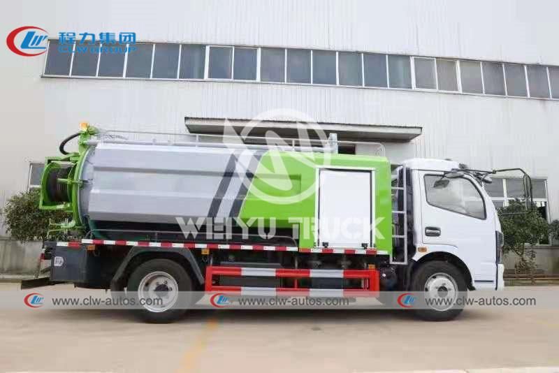Dongfeng Kaipute 3000liters Water Tank 7000liters Septic Tank Vacuum Sewage Suction Truck Drainage Tank Truck