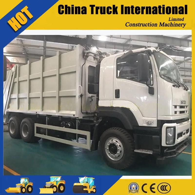 Isuzu Vc46 6X4 350HP Diesel Compression Garbage Truck