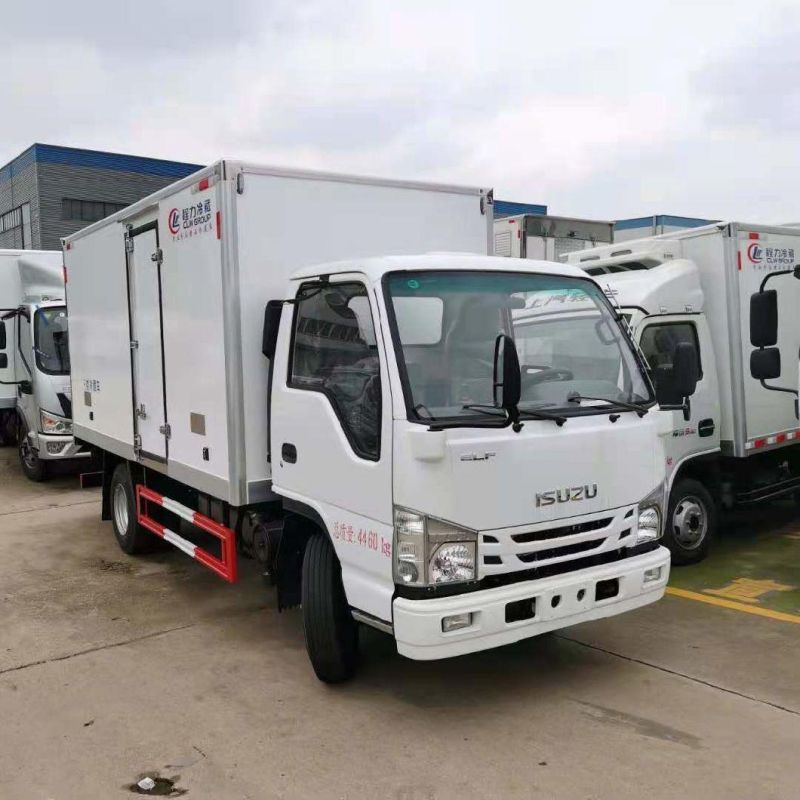 100p Refrigerated Truck 4X2 Freezer Cargo Van Refrigerator Truck for Isu-Zu