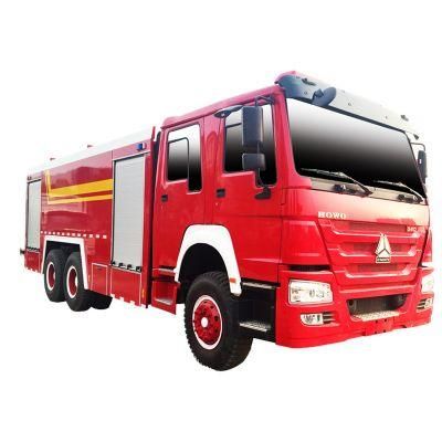 HOWO Rhd LHD 12ton Water Foam Combination Fire Truck Fire Fighting Truck with 10, 000liter Water Tank &amp; 2, 000L Foam Tank