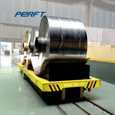 Steel Coils Electric Transport Cart with 25 Ton Loading Capacity