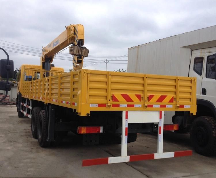 Dongfeng 6X4 12 Ton Mobile Crane Truck Good Price for Sale with Telescopic Boom Crane