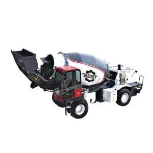 Birectional 5m3 Self Loading Cement Mixer Truck Price with Front Cab