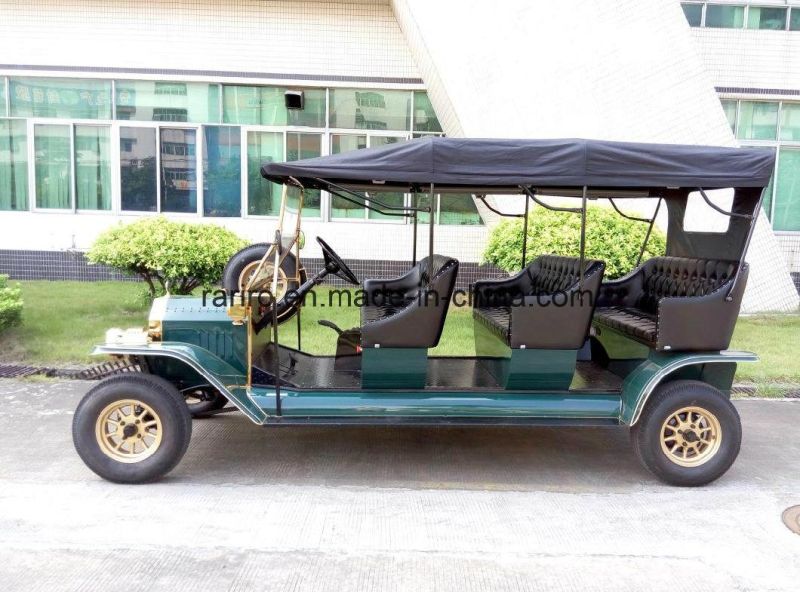 CE Approved 8 Passengers Vehicle Electric Classic Car Golf Cart for Sale