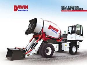 4.8m3 Mobile Mini Self Loading Concrete Mixer Truck From Dawin Machinery China