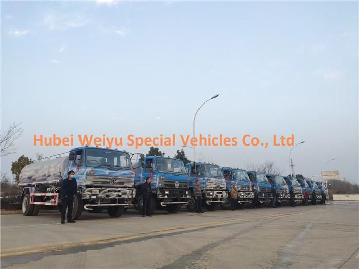 Dongfeng Water Tanker Wagon 12000L 12tons Water Bowser Truck