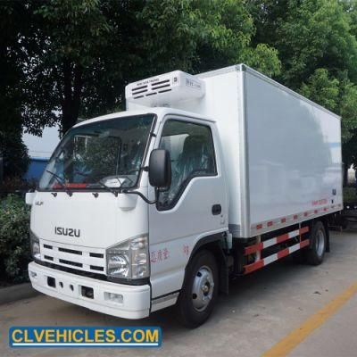 Isuzu 4X2 3 Ton 15 Cbm Refrigerated Truck Thermo King Refrigerator Unit Freezer Truck