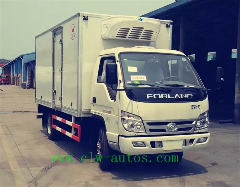 High Quality Foton Forland 4X2 Refrigerated Truck 3-5ton Refrigerator Freezer Van Truck