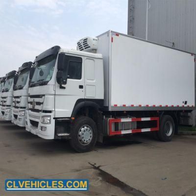 Sinotruk 4X2 10ton HOWO Refrigerator Truck Used Freezer Truck