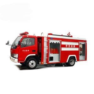 China Famous Dongfeng Brand 3 Tons Water Tank Fire Truck for Sale