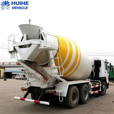 HOWO Second Hand Truck Mounted Concrete Mixer Pumps 10cbm 12cbm Trucks Good Conditions