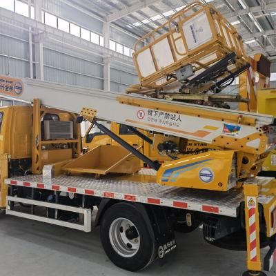 37 Meter Hydraulic Truck Mounted Aerial Telescopic Access Ladders Bucket Truck Boom Lift Aerial Manlift Work Platform Truck