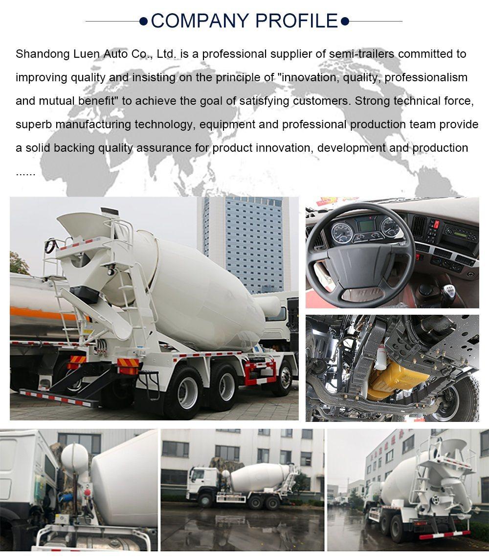 Professional Production Sinotruk HOWO Portable Automatic Loading Concrete Mixer Truck